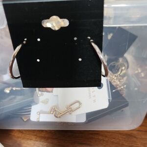 Fashion Jewelry Classic Silver Hoop Earrings